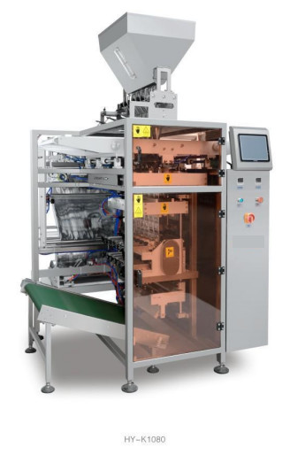 4Side Sealing Liquid Packaging Machine Granule / Powder 220v 4.5 Kw YH-K1080 F1080