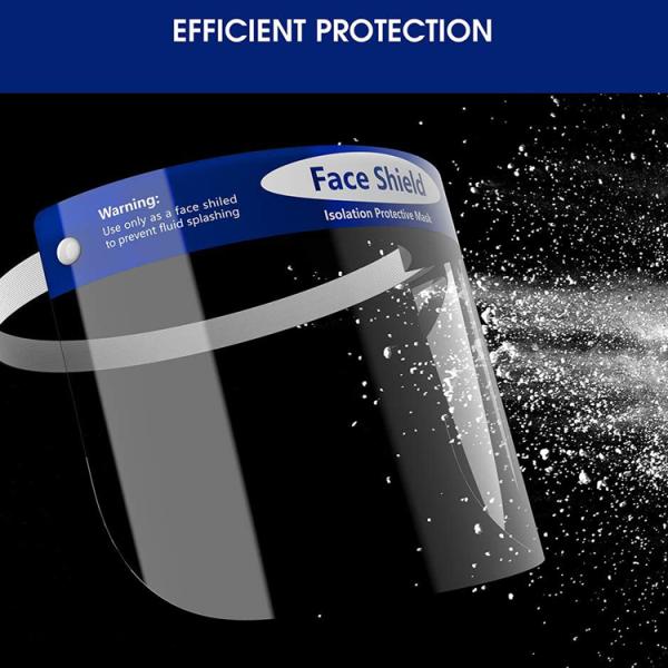 Double Sided Fogproof Antibacterial Protective Face Shield