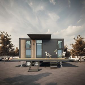 Hotel 20ft or 40ft Mobile Outdoor Container Bar Coffee Shop on the Second Floor