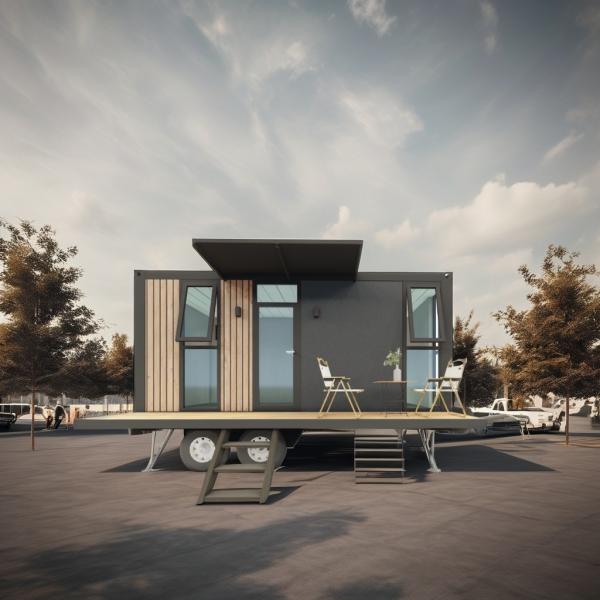 Hotel 20ft or 40ft Mobile Outdoor Container Bar Coffee Shop on the Second Floor