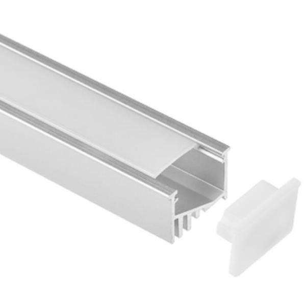 Quality Double-Anodized Aluminum Led Strip Extrusions 21x12.5mm RoHS wholesale