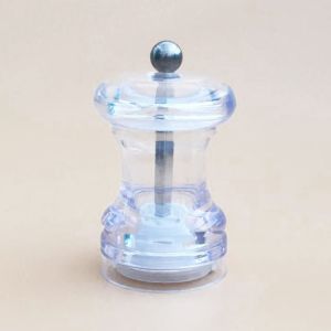 Acrylic Jar 72g 80mm 50ml Plastic Salt Grinder For Spice
