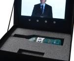 7 inch LCD video presentation box, LCD video display gift box with foam inlay