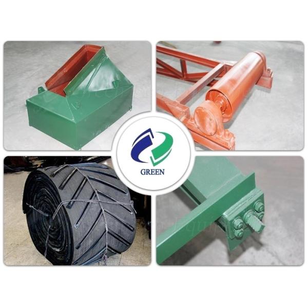 Mining Industry Hopper Belt Conveyor , Flexible Belt Conveyor 1 Year Warranty