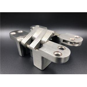 Stainless Steel Mortise Mount Heavy Duty Hidden Hinges With SGS CNAS Certificate