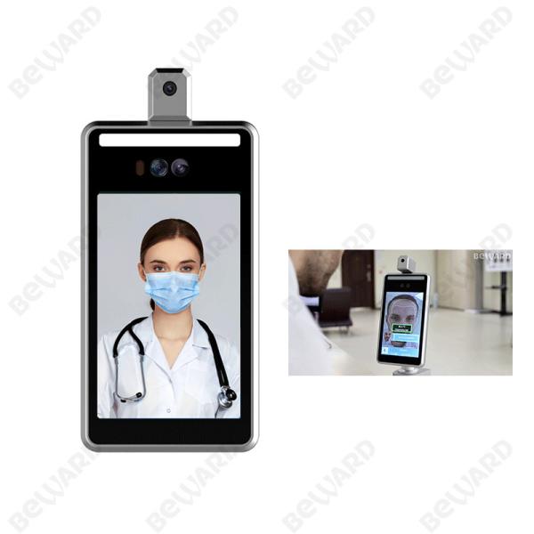 Quality AI Face Recognition 8" IPS Fever Screening Terminal 14.4W wholesale