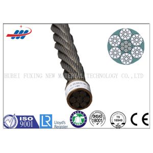 China High Strength Tower Crane Wire Rope Zinc Plating With 10m-2000m / Reel on sale