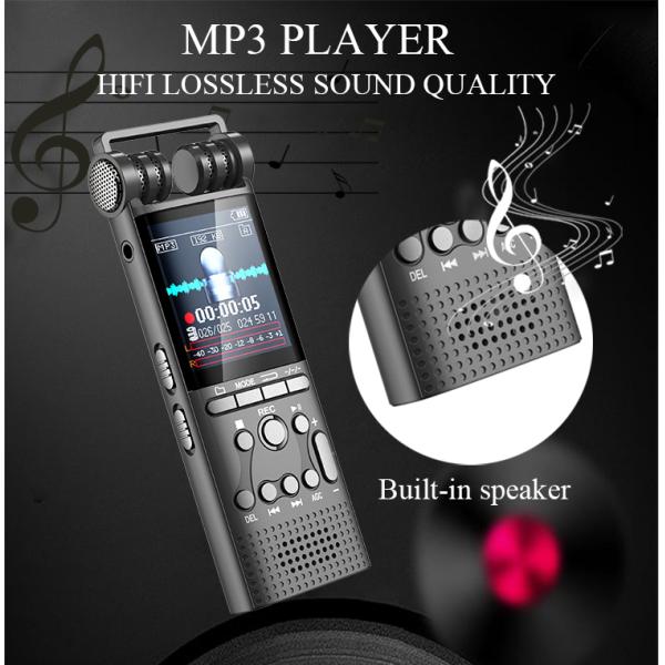Digital Voice Recorder Continuous Recording Built-in Two Microphones Voice Recorder Audio Recording