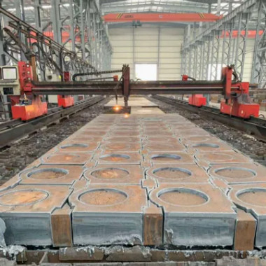 Carbon Steel Plate Cut To Order Customized Flame Cutting Mechanical Equipment Parts For Steel