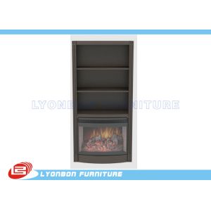 China Grey Classic Home Decor Fireplaces MDF For indoor , Freestanding Wood Fireplace on sale