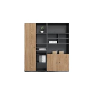China Wall Bookcase Display Cabinet for Office Storage and Space Optimization Solution on sale