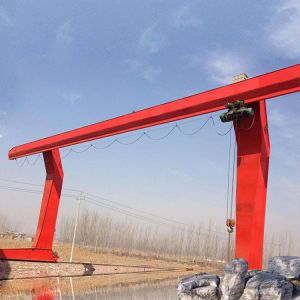 China L Type Open Ground Harbor Freight Single Girder Gantry Crane on sale
