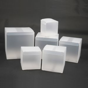 Hot Selling Custom Blank Frosted PP Packaging Box Transparent PET Box Clear PVC