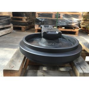 JD450H Dozer Front Idler Assembly with Black/Yellow Color and Casting Technique