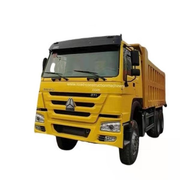 Quality SINOTRUK Howo 12.00R20 Tyres 371hp Used Dump Truck 20cbm For engineering transportation wholesale