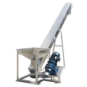 U-shaped Automatic Feeding Single-axis Spiral Conveyor For Chemical Powders Made