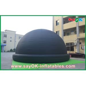 China Black Capacity 60 Persons Inflatable Planetarium Dome Tent With Logo on sale