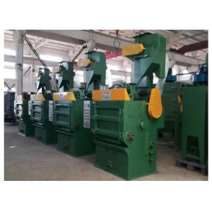 7.5kw Tumble Shot Blasting Machine With φ600mm Drum Diameter 150L Volume