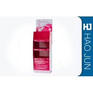 Cheap Recyclable Peg Board Cardboard Pop Up Display , Corrugated Floor Displays for sale