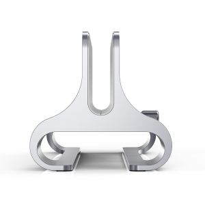 488g Upright Laptop Stand , 28mm Thickness Macbook Pro Upright Stand