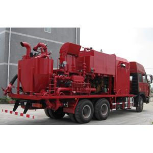China 45MPa 2100L/MIN Oilfield Cement Truck For Gas Oil Well on sale
