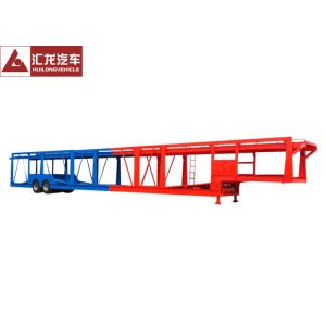 China Rear Ladder Car Transporter Trailer Customized Design 16100x3000x4000mm Overall Skeletal Structure on sale