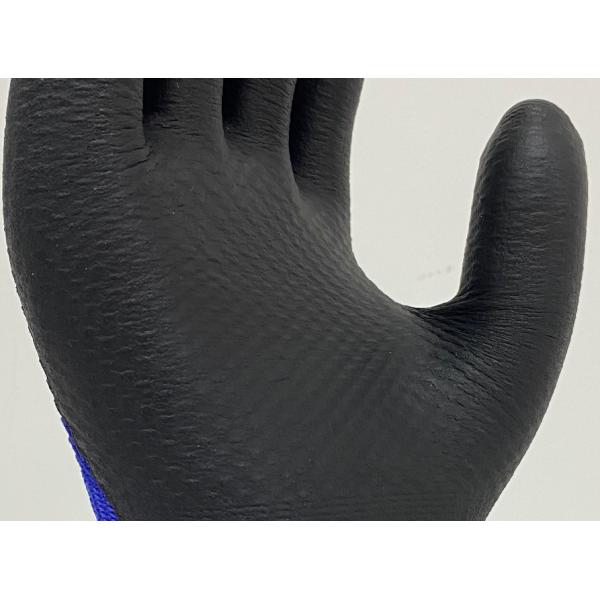 Black Silicone Free Grease Resistant PAFA Honeycomb Grip Foam Nitrile Gloves