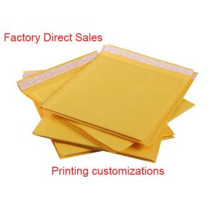 High Frequency Heat Seal Kraft Paper Bubble Mailers Matt Surface Eco - Friendly