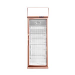 457L Mini Glass Door Display Cooler 1 Door Display Freezer For US Standard 17 Cu