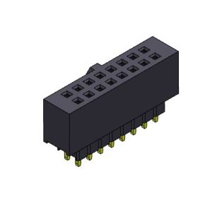 2*2PIN To 2*40PIN Female Header 2.54 Mm Dual Row Elevated Press Fit TYPE