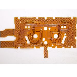 2- Layer Double Sided PCB Board Polyimide Material Gold Plated Surface Finish