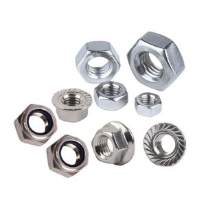 Carbon Steel Zinc Special Hex Nuts For Type Screws And Lock Round Screws And