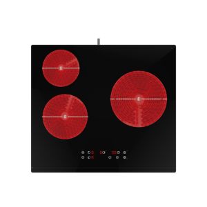 Infrared Built In Ceramic Hob Cooker 5100W Three Burner Touch Control