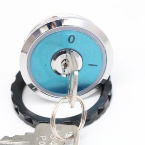 High-Rise Building Elevator Power Cutoff Elevator Power Lock Round Elevator Lock Button With Key