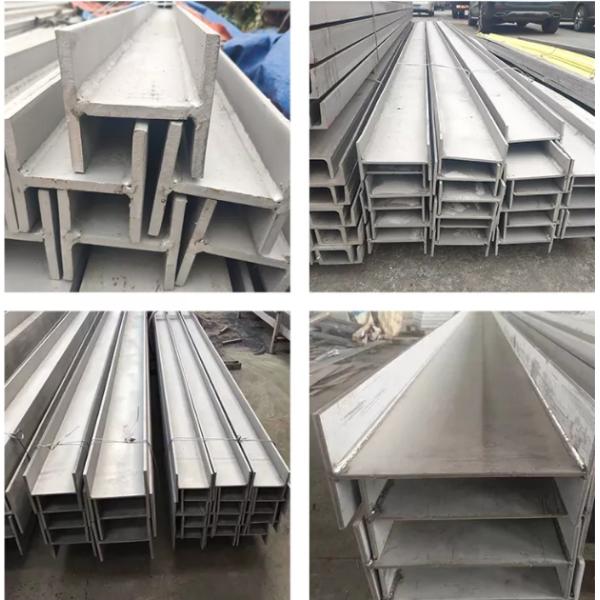JIS G3444 DIN2444 Stainless Steel I Beam 430 347H 2Cr13 3Cr13 Hot Rolled For Building