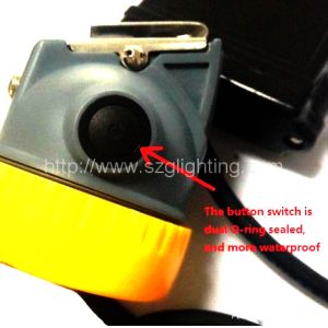 anti-explosive 4000lux at 1 meter high brightness led mining miner cap lamp