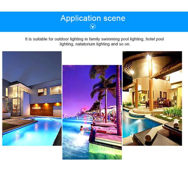 Synchronous Control IP68 630LM 18W Swimming Pool Led lights