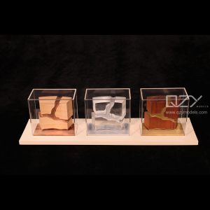Plexiglass CNC Architecture Model Gift 1/500 MAD ODM