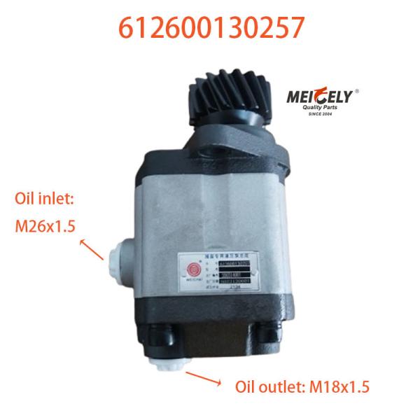 Quality 612600130257 Steering Pump Vane Pump For Beiben Weichai wholesale
