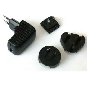5V 1A USB power adapter interchangeable plug AC DC adapter