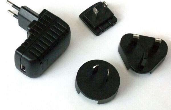 Quality 5V 1A USB power adapter interchangeable plug AC DC adapter wholesale