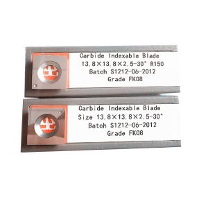 13.8mm X 13.8mm X 2.5mm Yg6 Indexable Carbide Inserts Cutter For Spiral Cutting