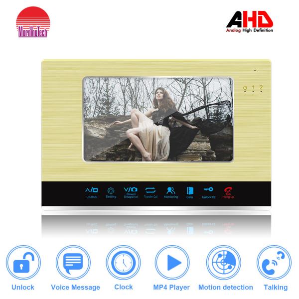 Cheap Amazing Wired Villa video intercom system Entry system home security with Clock&amp;date function for sale