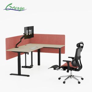 Modernize Your Workspace with Uplift Power Lift Standing Desk 355 Lbs Weight