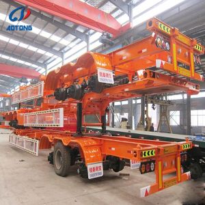 20ft 40ft Container Skeleton Trailer with Mechanical or Air Suspension