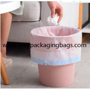 HDPE LDPE Plastic Drawstring Garbage Trash Bags