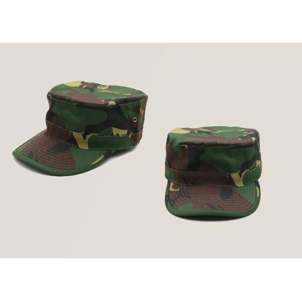 Quality Outdoor Army Camo Cap 1 Panels Convenient Rear Open Design For Military Training wholesale