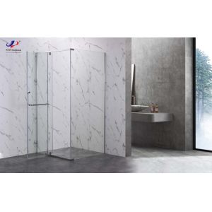 Cheap Elegan Shower Enclosures With 6mm Tempered Glass And Alum Frame For A Stylish for sale