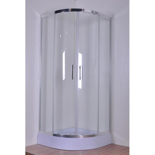Waterproof Modern Quadrant Round Shower Enclosure CE SGS Certification