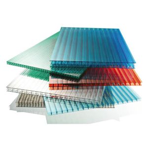Transparent Polycarbonate Hollow Sheet Honeycomb PC Multiwall Greenhouse Roofing